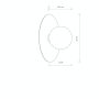 Nowodvorski Saturn M 12441 kinkiet 1x4 W burgund zdj.2