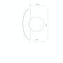 Nowodvorski Saturn S 12596 kinkiet 1x4 W czarny zdj.2
