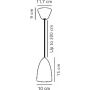 Nordlux Nexus 2020563003 lampa wisząca 1x6 W czarna zdj.2
