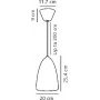 Nordlux Nexus 2020583003 lampa wisząca 1x40 W czarna zdj.2