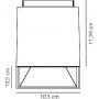 Nordlux Ethan 2110400103 lampa podsufitowa 1x50 W czarna zdj.2