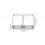 Nordlux Ethan 2110430103 lampa podsufitowa 4x50 W czarna zdj.2