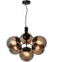 Nordlux Ivona 2112163003 lampa wisząca 6x28 W czarna zdj.3