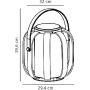Nordlux Bob 2118085062 lampa solarna stołowa 1x4 W drewno zdj.2