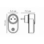 Nordlux Smart 2170210001 wtyczka biały zdj.2