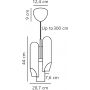 Nordlux Rochelle 2320283003 lampa wisząca 3x8 W czarny zdj.2