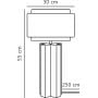 Nordlux Takai 2320445018 lampa stołowa 1x25 W beżowy zdj.2