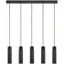 Nordlux Tilo 2410483003 lampa wisząca 5x15 W czarna zdj.1