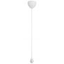 Nordlux Basic 2412013001 lampa wisząca 1x60 W biała zdj.1