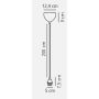 Nordlux Basic 2412013001 lampa wisząca 1x60 W biała zdj.2