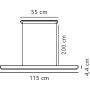 Nordlux Ilgas 2412053014 lampa wisząca 1x47 W drewno zdj.2