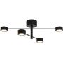 Nordlux Clyde 2412260103 lampa podsufitowa 4x16 W czarna zdj.1