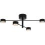 Nordlux Clyde 2412260103 lampa podsufitowa 4x16 W czarna zdj.3