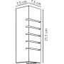 Nordlux Lancio 2412501001 kinkiet 1x5 W biały zdj.2