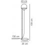 Nordlux Wilson 2412594003 lampa stojąca 1x5 W czarna zdj.2