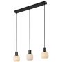 Nordlux Milford 2412623003 lampa wisząca 3x25 W czarna zdj.1