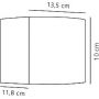 Nordlux Milda 2418351050 kinkiet zewnętrzny 1x4.9 W antracyt zdj.2