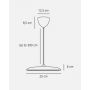 Nordlux Artist 2420203030 lampa wisząca 1x14 W czarna-miedź zdj.2