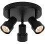 Nordlux Boston 2512370103 lampa podsufitowa 3x5 W czarna zdj.1