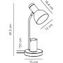 Nordlux Devone 2512405023 lampa biurkowa 1x15 W zielona zdj.2