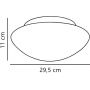 Nordlux Ufo 25626001 plafon 1x15 W biały zdj.2
