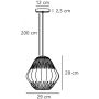 Nordlux Maluca 2612343001 lampa wisząca 1x15 W opal zdj.2