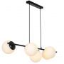 Nordlux Lilly 2612623003 lampa wisząca 5x10 W czarna zdj.1