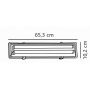 Nordlux Works 27386101 lampa garażowa 10 W 65.3 cm zdj.2