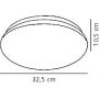 Nordlux Máni 45616001 lampa podsufitowa 1x18 W biała zdj.2