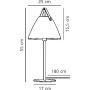 Nordlux Strap 46205001 lampa stołowa 1x40 W biała zdj.2