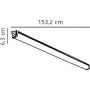 Nordlux Oakland 47766101 lampa garażowa 55 W 153.2 cm zdj.2