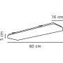 Nordlux Trenton 47856101 lampa podsufitowa 1x23 W biała zdj.2