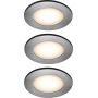 Nordlux Leonis 49160155 lampa do zabudowy 3x4.5 W nikiel zdj.1