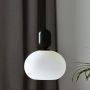 Nordlux Notti 2011003003 lampa wisząca 1x40 W biała-czarna zdj.5