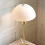 Nordlux Ellen 2112305035 lampa stołowa 1x40 W biała-mosiądz zdj.6