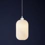 Nordlux Milford 46573001 lampa wisząca 1x40 W biała-opal zdj.3