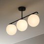 Nordlux Grant 2010583003 lampa podsufitowa 3x25 W biała-czarna zdj.4