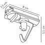 Nordlux Link 79069903 adapter x W czarny zdj.2