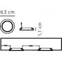 Nordlux Cambio 79440029 lampa do zabudowy 1x1.9 W aluminium zdj.2
