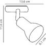 Nordlux MuninLink 86129901 lampa do szynoprzewodów 1x35 W biały zdj.2