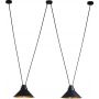 Nowodvorski Lighting Perm 2 9147 lampa wisząca 2x25 W czarna zdj.1