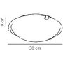 Nordlux Petri 92746001 lampa podsufitowa 1x60 W biała zdj.2