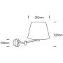 One Light Lakka 61046MC kinkiet 1x40 W chrom zdj.2