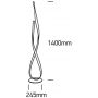 One Light Hana 61086AW lampa stojąca 1x29 W biała zdj.2