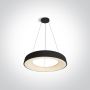One Light Kapsala 62180NBBW lampa wisząca 1x80 W czarna zdj.1