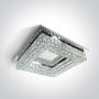 One Light 62184BCW plafon 1x24 W chrom zdj.1