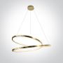One Light Randa 63068ABS lampa wisząca 1x40 W mosiądz zdj.1