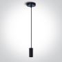 One Light Irini 63124B lampa wisząca 1x20 W czarna zdj.1