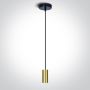 One Light Irini 63124BBS lampa wisząca 1x20 W mosiądz zdj.1