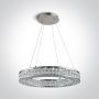 One Light 63184CCW lampa wisząca 1x24 W chrom zdj.1